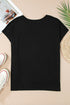 Crochet Lace Detail Oversized Tee